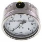 Preview: Chemie-Manometer waagerecht, 100mm, 0 - 6 bar