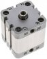 Preview: ISO 21287-Zylinder, einfachw., Kolben 50mm, Hub 25mm