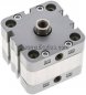 Preview: ISO 21287-Zylinder, einfachw., Kolben 50mm, Hub 5mm