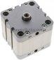 Preview: ISO 21287-Zylinder, einfachw., Kolben 80mm, Hub 25mm