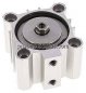 Preview: Kurzhubzylinder, doppeltwirkend, Kolben 63mm, Hub 20mm