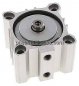 Preview: Kurzhubzylinder, doppeltwirkend, Kolben 80mm, Hub 25mm