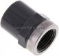 Preview: Klebe-Gewindemuffe, PVC-U, 20mmxRp 1/2" IG