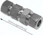 Preview: Hydraulik-Rückschlagventil 10 L (M16x1,5), Klemmring 1.4571 (NC)