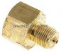 Preview: Manom.-Reduzierung G 1/2"(AG)-G 3/4"(IG). Messing, 45mm
