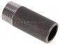 Preview: Anschweißnippel R 1"-80mm-33,7mm, ST 37, Stahl schwarz
