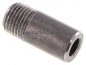 Preview: Anschweißnippel R 1/4"-30mm-13,5mm, ST 37, Stahl schwarz