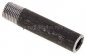 Preview: Anschweißnippel R 1/4"-60mm-13,5mm, ST 37, Stahl schwarz