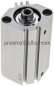 Preview: Kompaktzylinder, doppeltwirkend, Kolben 25mm, Hub 45mm