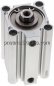 Preview: Kompaktzylinder, doppeltwirkend, Kolben 40mm, Hub 45mm