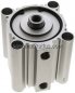 Preview: Kompaktzylinder, doppeltwirkend, Kolben 80mm, Hub 50mm