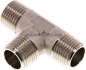 Preview: T-Stück R 1/2" (AG), Messing vernickelt