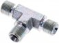 Preview: T-Stück, 60°Konus G 1/8"-G 1/8"-G 1/8" (AG), Stahl verzinkt