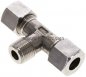 Preview: T-Schneidringverschraubung R 1/2"-14 S (M22x1,5), 1.4571