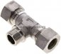 Preview: T-Schneidringverschraubung G 3/4"-22 L (M30x2), Klemmring 1.4571 (NC)