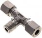 Preview: T-Schneidringverschraubung R 1/4"-8 L (M14x1,5), 1.4571