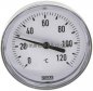 Preview: Bimetallthermometer, waagerecht D80/0 bis +120°C/60mm