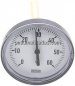 Preview: Bimetallthermometer, waagerecht D80/0 bis +60°C/100mm