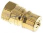 Preview: Hydraulikkupplung ISO 7241-1B, Stecker, NPT 1/2"(IG),Messing