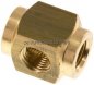 Preview: Kreuz-Verteiler 4 x G 1/8",Messing