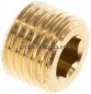 Preview: Verschlussstopfen Innenskt. M 14x1,5, Messing