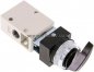 Preview: 3/2-Wege Ventil G 1/4", Drehschalter schwarz