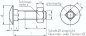 Preview: Flachrundschraube DIN 603, M 8x80, Edelstahl A2 (ohne Mutter)