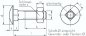 Preview: Flachrundschraube DIN 603, M 8x30, Stahl verzinkt 3.6 / 4.6