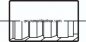 Preview: Pressanschluss Hülse 1 TF, 19 x 32 (Da x L)