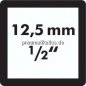 Preview: Gedore Magnetverlängerung für Steckschlüsseleinsätze mit Domloch nach DIN 3124 (SW 10 bis 36), 1/2"