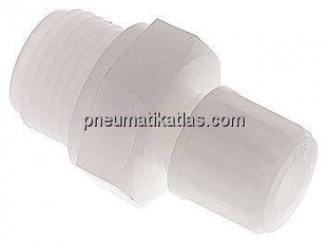 Gerade Verschraubung G 1/2"-8x6mm, PVDF