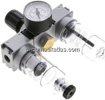 MULTIFIX Wartungseinheit (0), 3-tlg., G 1/4", 0,5 - 10 bar