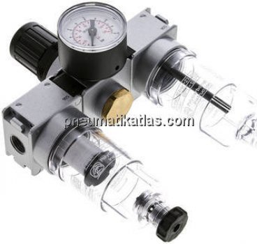 MULTIFIX Wartungseinheit (0), 3-tlg., G 1/4", 0,2 - 6 bar