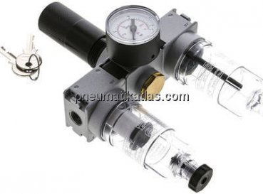 MULTIFIX Wartungseinheit (0), 3-tlg., G 1/4", 0,5 - 10 bar