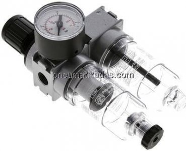 MULTIFIX Wartungseinheit (0), 2-tlg., G 1/4", 0,5 - 10 bar