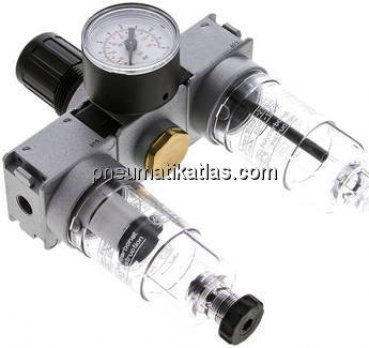 MULTIFIX Wartungseinheit (0), 3-tlg., G 1/8", 0,2 - 6 bar