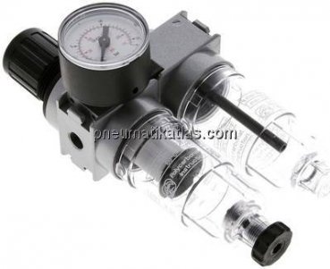 MULTIFIX Wartungseinheit (0), 2-tlg., G 1/8", 0,5 - 10 bar