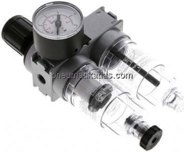 MULTIFIX Wartungseinheit (0), 2-tlg., G 1/8", 0,1 - 3 bar