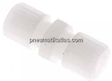 Gerade Verschraubung 10x8mm, PVDF