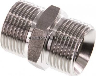 Doppelnippel G 1"-G 1", 1.4571