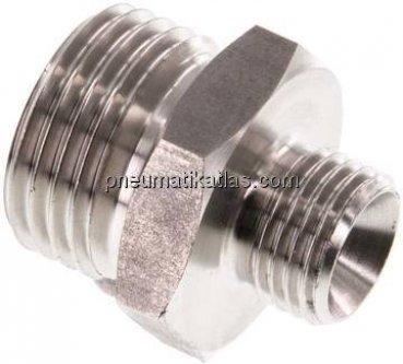 Doppelnippel G 1/2"-G 1/4", 1.4571