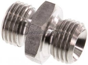 Doppelnippel G 1/4"-G 1/4", 1.4571