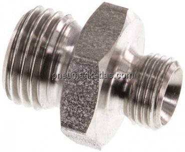 Doppelnippel G 1/4"-G 1/8", 1.4571