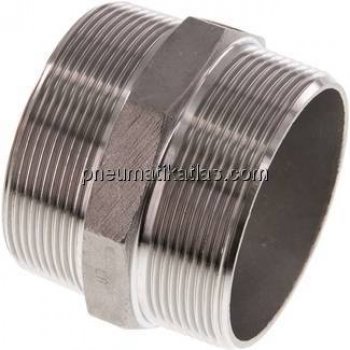 Doppelnippel R 2-1/2"-R 2-1/2", 1.4408
