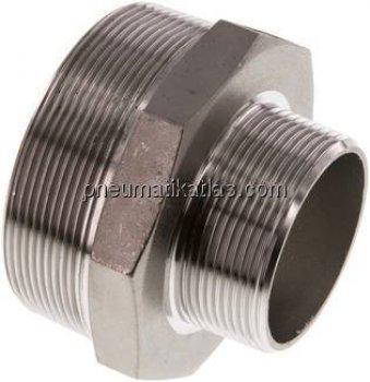 Doppelnippel R 3"-R 2", 1.4408