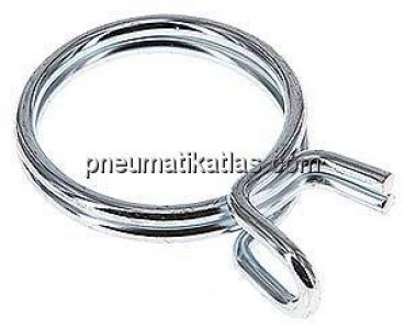 Draht-Nachspannschelle 34,1mm Spannbereich 33,2 - 34,8 mm