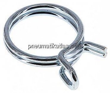 Draht-Nachspannschelle 38,8mm Spannbereich 37,7 - 39,7 mm