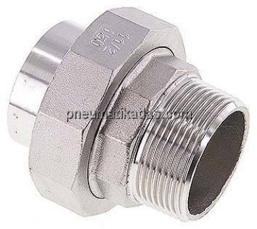 Anschweißverschraubung kon. dicht. R 1-1/2"(AG)-48,3mm