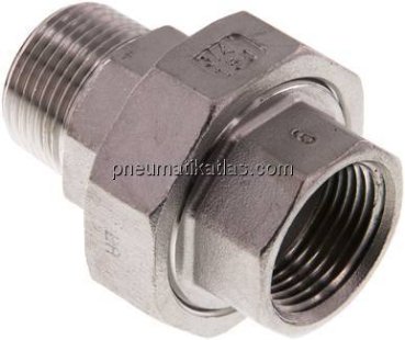 Verschraubung kon. dichtend, NPT 3/4"/NPT 3/4" (IG/AG)