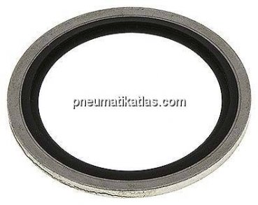 Hydraulik-Dichtring mit FKM-Einlage, für Gewinde G 1-1/4"